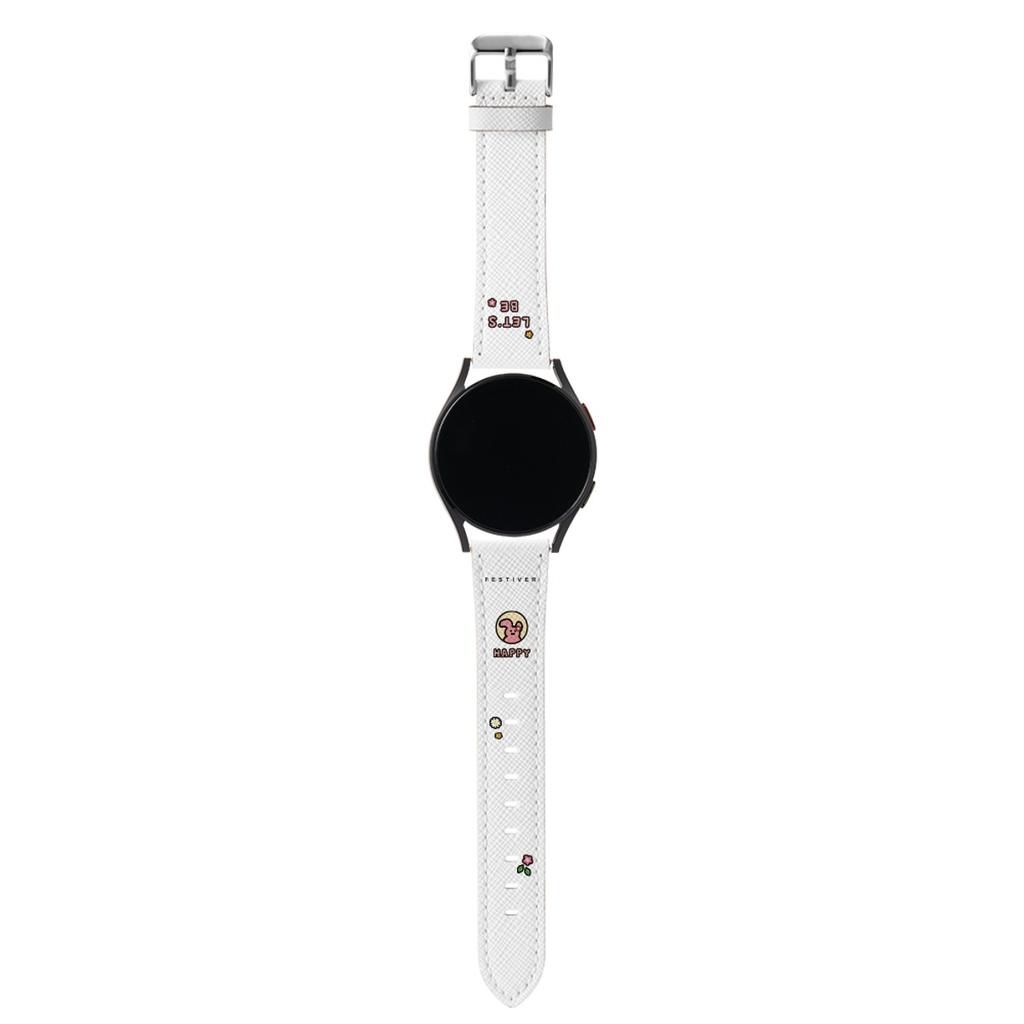 Peseutibeo Dandelion Heart Toto Happy Galaxy Watch Leather Strap