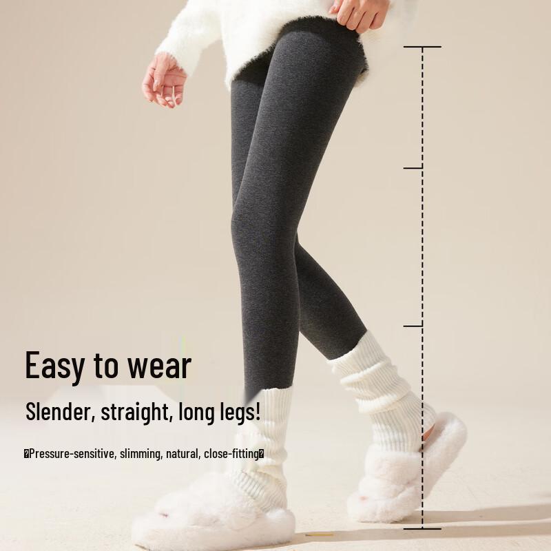 Langsha Women's High-Waisted Thermal Stirrup Leggings