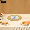 Elegant 100-Pack Gold Dessert Plates Set, Perfect for Parties & Events - 13 Inch Round Appetizer Traysfor Catering & Holidays