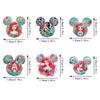 6Pcs Mermaid Series Diamond Art Fridge Magnet Diamond Painting Refrigerator Magnet DIY Fridge Stickers for Fridge Whiteboards