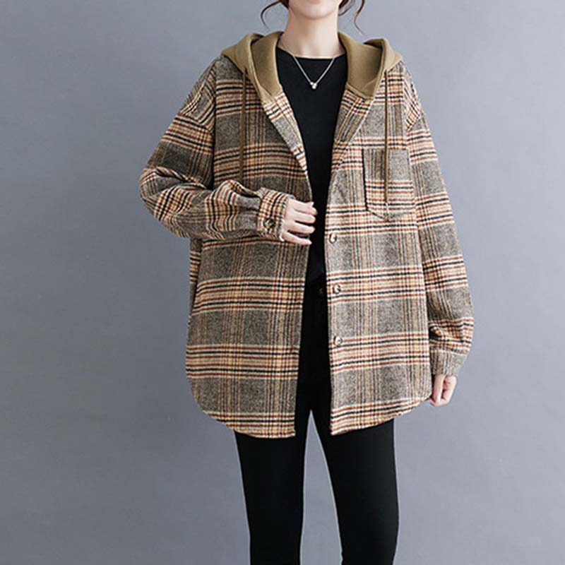 Mantel für Damen Verdickt Herbst Winter Windjacke Übergröße Wasserdicht Lässige Jacke