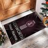 Kenworth Crystal Velvet Rug, Custom Name Text Personalized Non‑Slip Floor Mat for Home Decor Gift