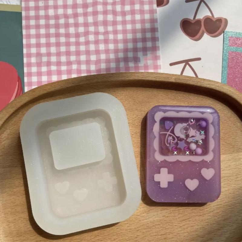 Quicksand Ornaments Silicone Mold Resin Casting Hollow Shaking Cup Mould Keyring Crystal Making Hanging Pendant Jewelry