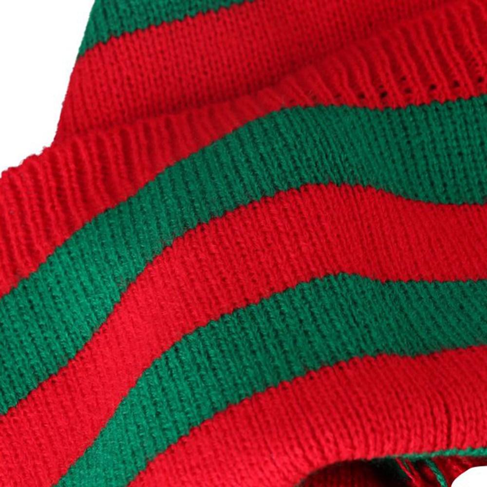 Santa Claus Christmas Knitted Hat Green Red Santa Beanie Hat Gift   Winter/Autumn