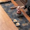 Chinese Retro Zen Waterproof Table Flag Mat TeaTable Cloth Long Tablecloth Tea Table Tea Accessories Gifts Table Runner