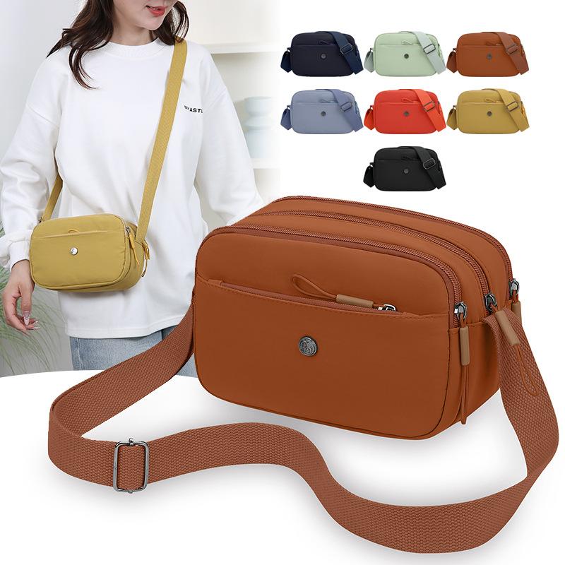 Women's Crossbody Bag Women's Shoulder Bag Lightweight Waterproof Nylon Cloth Bag