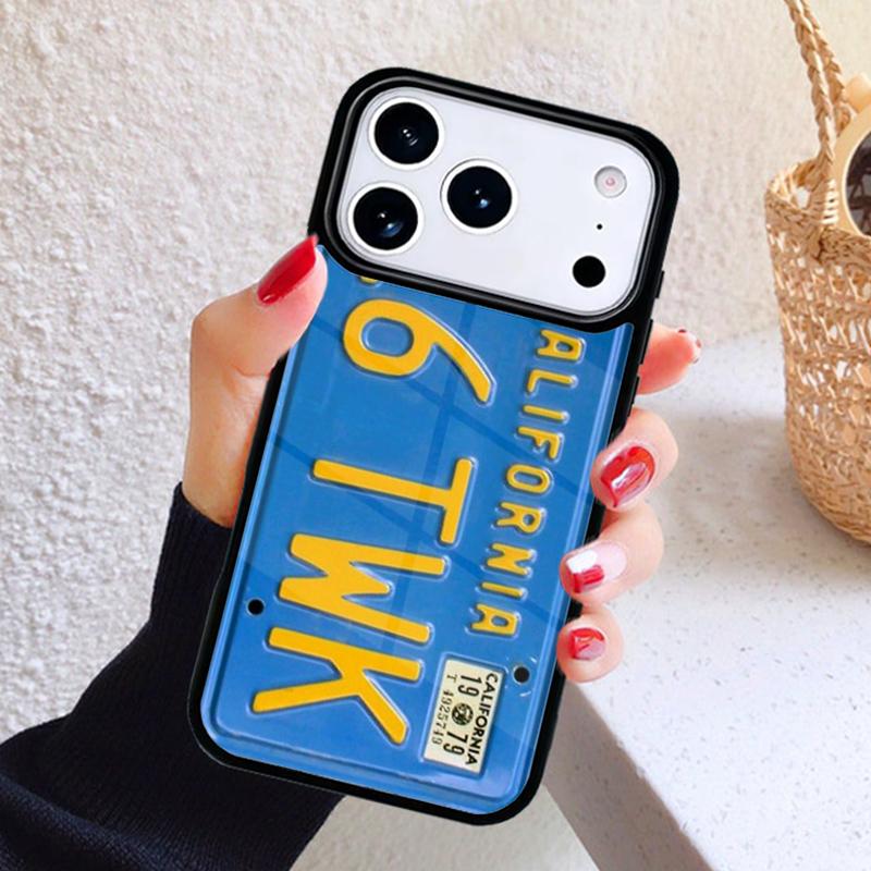 USA LICENSE NUMBER PLATES Phone Case For iPhone 17 Air 16 15 14 13 12 11 Pro Max Plus