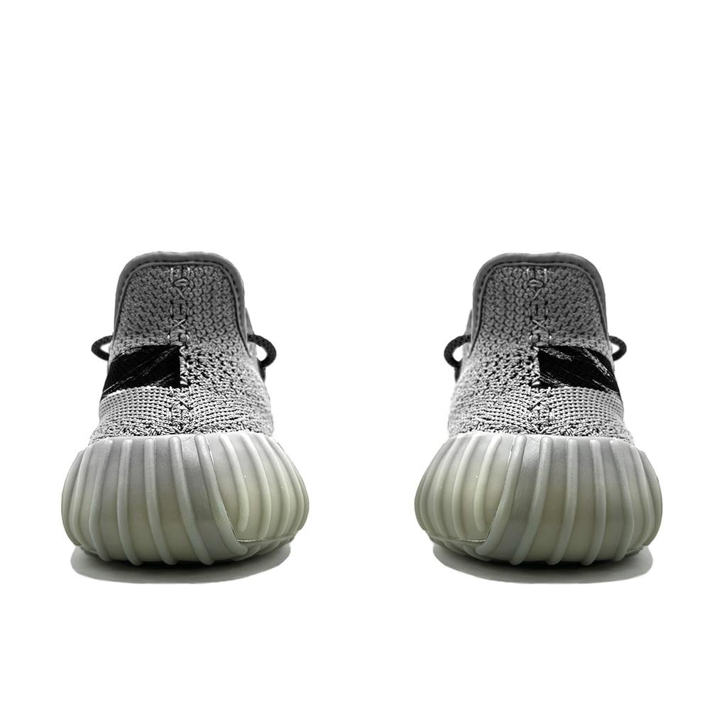 Adidas Originals Yeezy Boost 350 V2 Shimmering Silver Cushioning, Wear Resistant Low top Casual Shoes Unisex Silver HQ2059(Team499-)