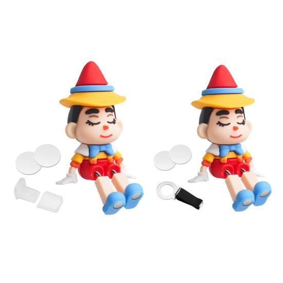 Yousheng Beinschüttelnder Kleiner Mann Auto Armaturenbrett Deko Kreative Desktop Figur Hypnotisches Schwingbein Spielzeug Geschenk für Autodekorationsliebhaber