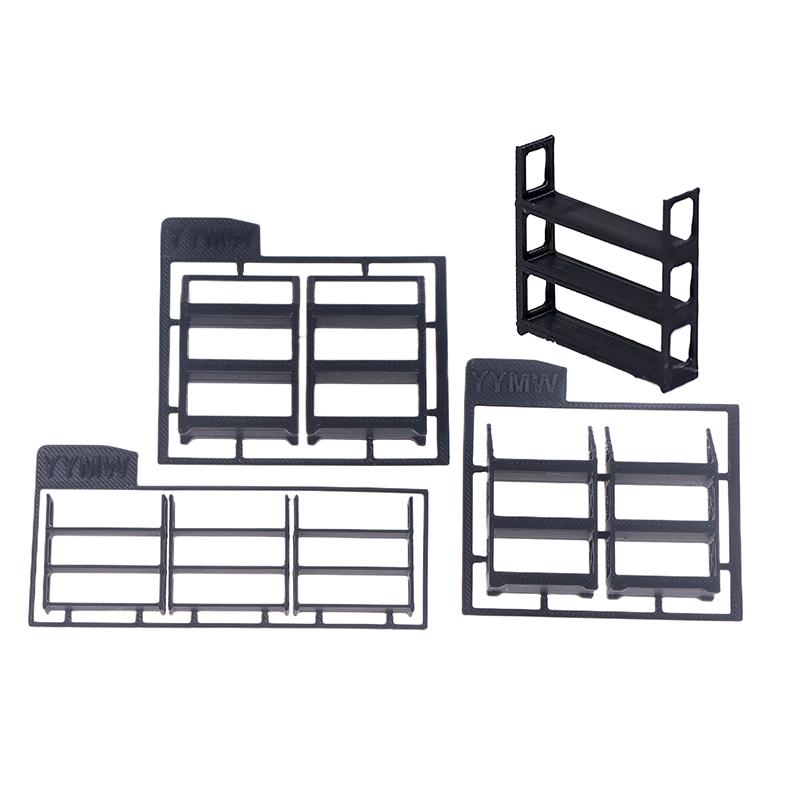 1/64 Scale Model Garage Tire Rack Dioramas Diecast Alloy Car Scene Layout Accessories Miniature Collection