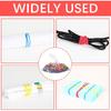 405 Pcs Assorted Size Rubber Bands 0.68lbs Elastic Colored Rubber Bands for Office Supplies Rubberbands Bulk Mix Colors and Size with bag,Red (3-1/2