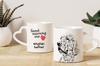 English Setter, Lawerack, Laverack - Cup with a Dog, Adorable Cup with a Heart-shaped Handle, Universal Gift from the Art-Dog Brand