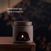 Japanese Style Multifunctional Aromatherapy Candle Burner for Essential Oils, Warm Tea, and Sleep Aroma Bricks with Sandalwood and Agarwood.