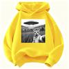 Funny Casual Ufo Cat Children's Sweatshirt Cute Harajuku Hoody for Boys Girls Autumn Spring Casual Hoodies
