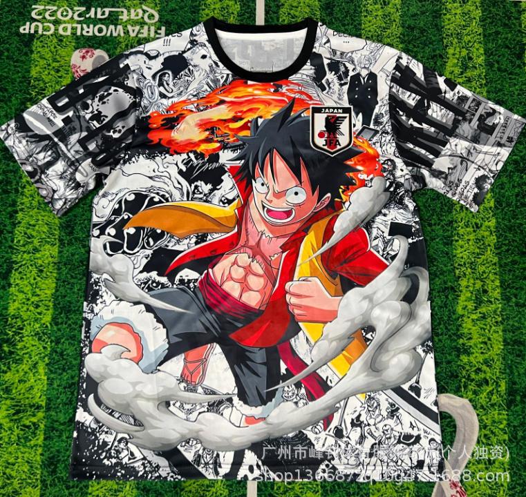 Maillot de football animé Coupe du Monde 2026, maillot thème dessin animé japonais, maillot de sport respirant pour l'entraînement