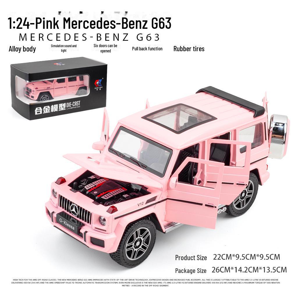 1:24 Mercedes-Benz G63 Alloy Off-Road Toy Car - Perfect Gift for Boys