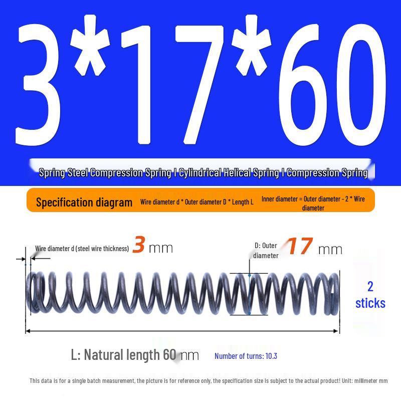 Compression Spring Y-Type Shock Absorbing Coil 3*16/17/18/19/20