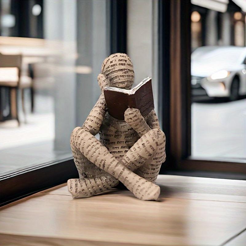 Modern Abstract Reading Characters - Unique Resin Home Decor for Bedrooms, Desks, Offices, the Perfect Holiday Gift for Friends