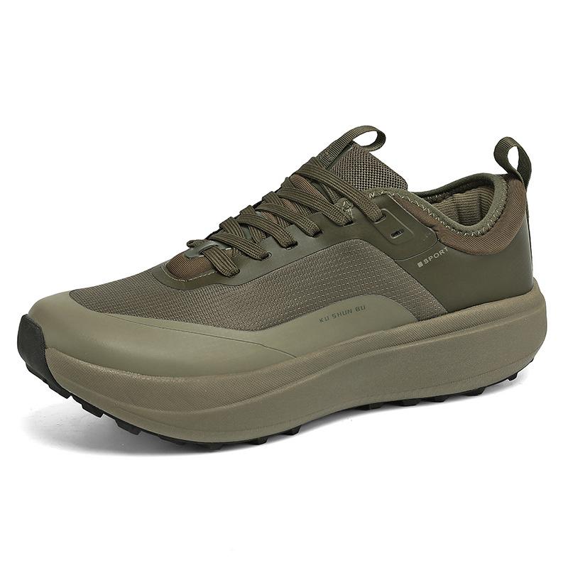 

Outdoor hiking shoes platform classic sports running shoes light and casual new models 45 армія зелений колір