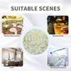 10pcs Metallic Glitter Foil Mesh Gold Thin Mesh Place Mats Disposable Table Mats  Christmas