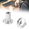 100 Sets Rivet and Screw M2.5 Stainless Steel Flat Round Hd Rivet Studs for Clothing Decoration Lther Crafts