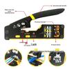 Multifunctional RJ45 Network Cable Crimper & Tester Set for Home Installation