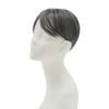 Grauhaarabdeckende Perücken-Scheitelpartie Natürliches Graues Haar