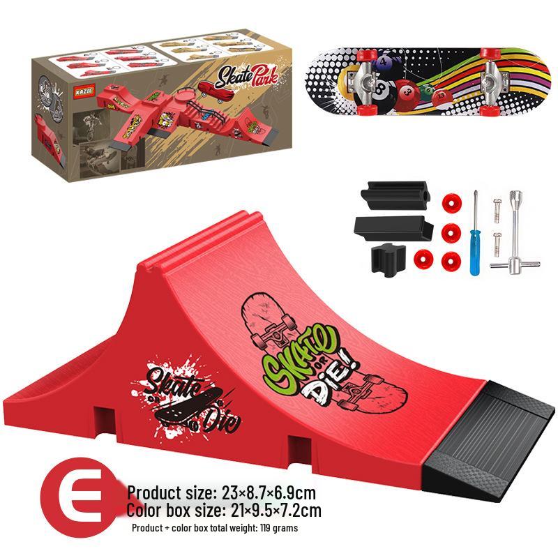 Fingertip Fingerboard Skatepark Set: Creative Scene Props for Kids
