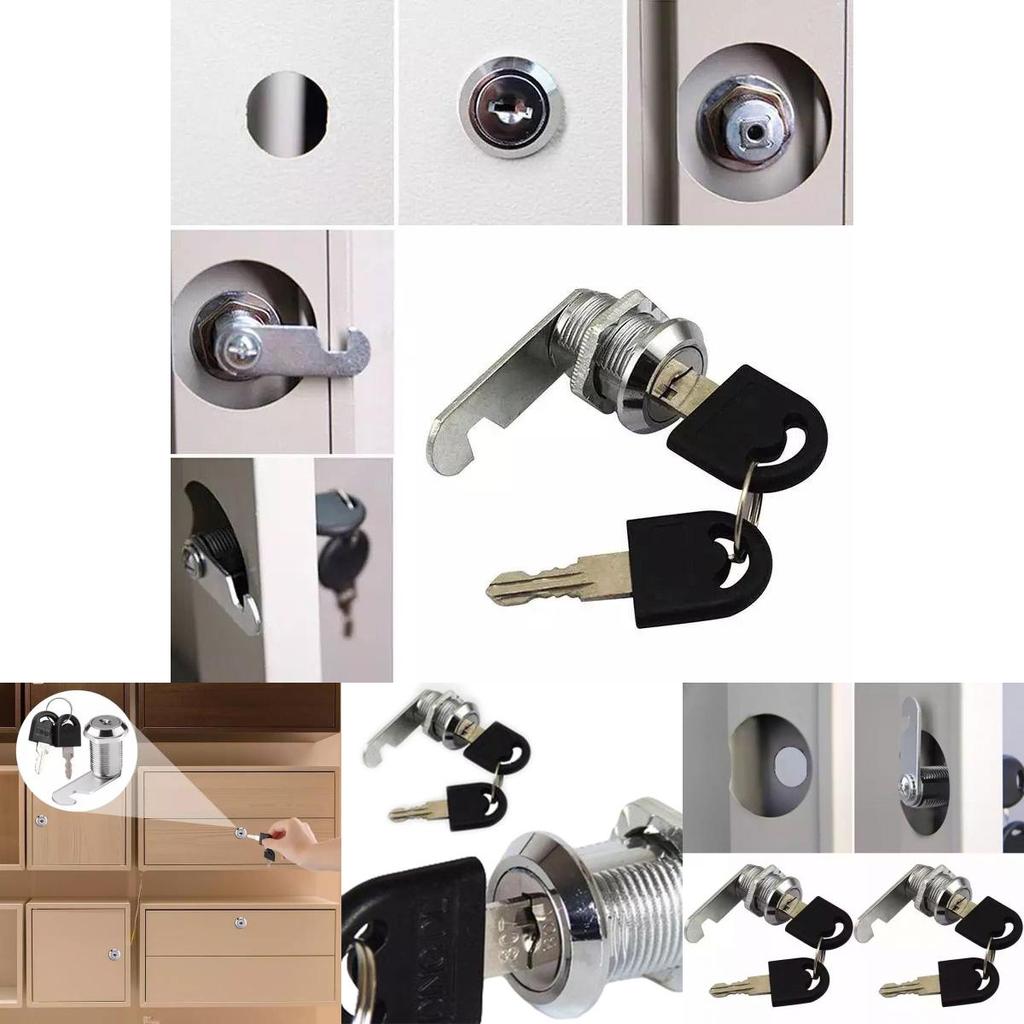 Hochwertiges Metalllegierungs-Nockenschloss für Tür, Spind, Schrank, Briefkasten, Schublade, Schrank