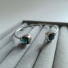 Серебряный браслет с топазом Лондон Блю 7.433ct, фианитами, вес изделия 10,17 гр (2206682)