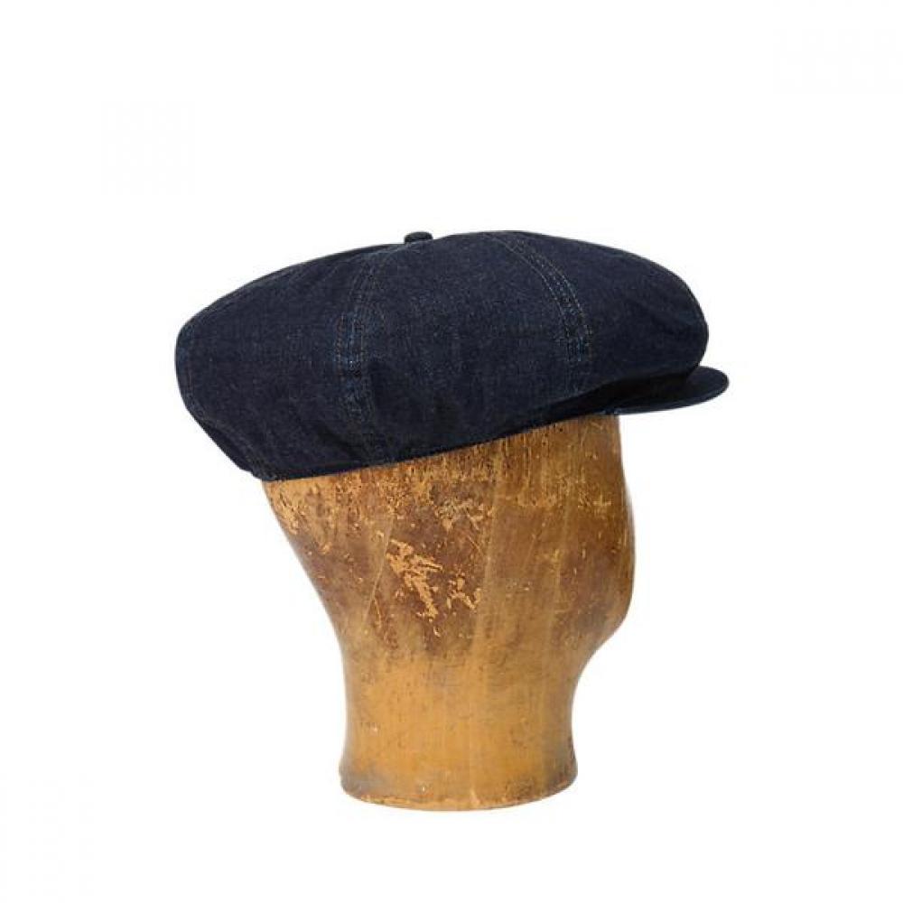 Rrl Indigo Denim Newsboy Cap  Marrhgs0j420188400 