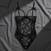 Open Crotch Lace Bow Bodysuit Mesh Hollow Lace Sling Nightwear Sweet Women Underwear  Gifts