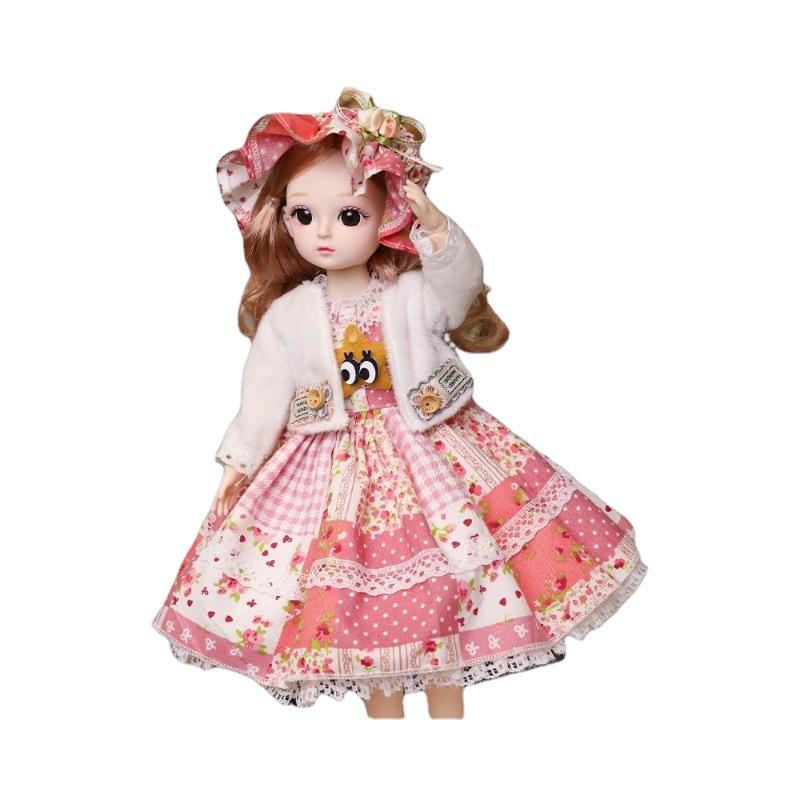 30Cm doll doll girl play house toy big set birthday gift doll