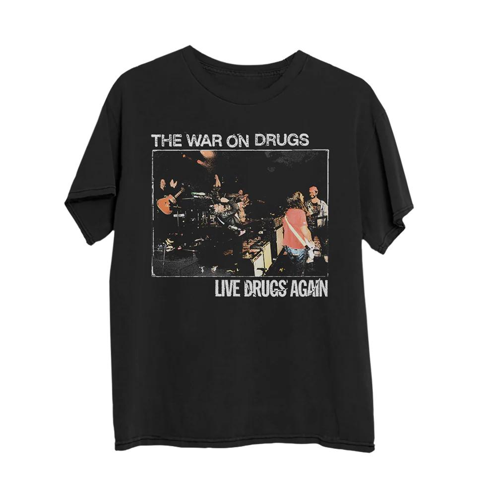 Live Drugs Again Photo T-Shirt - The War On Drugs Unisex T-Shirt L