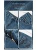 High-Waist Cashew Wide-Leg Jeans for Middle-Aged Women - Plus Velvet, Thick, Winter Style