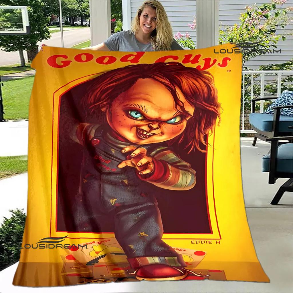 Horror movie Cult of Chucky printing blanket warm blanket soft and comfortable blanket Home travel blanket birthday gift