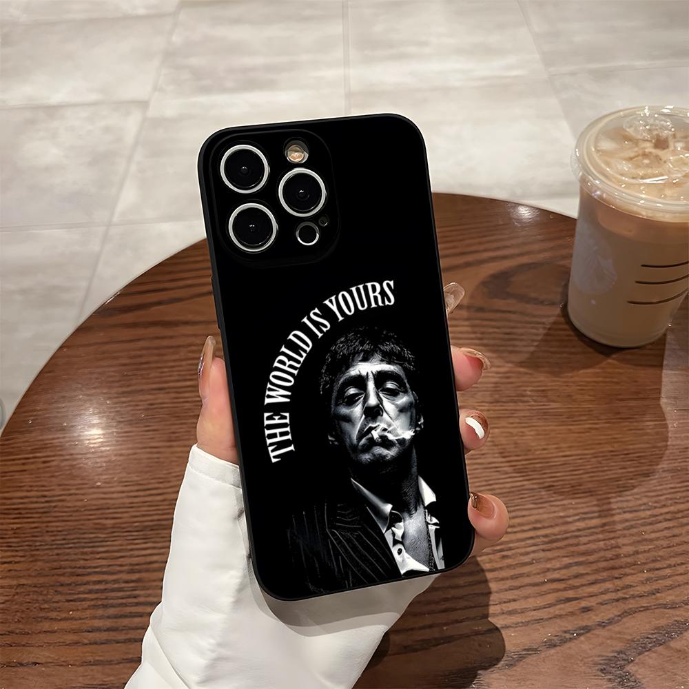 

1983 Film S-Scarface Phone Case For Iphone 17 Pro Max 16 Pro Max 15 Pro 14 Plus 13 11 12 Xr X Xs Plus Se Back Cover iPhone17ProMax