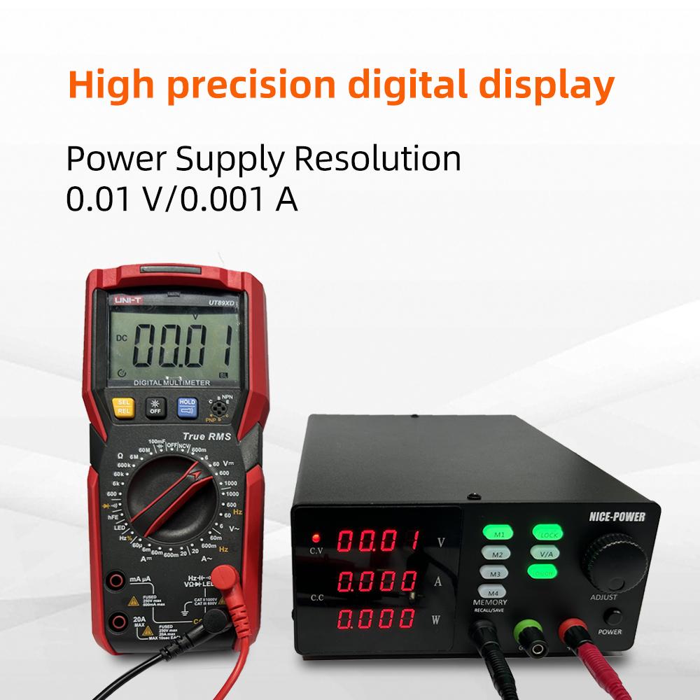 30V 10A DC Programmable Power Supply 4 Set Storage Function Lab Adjustable LED 12V 200V 300V Regulator Bench Source for Repair
