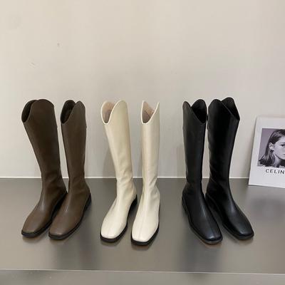 But Knee Boots Autumn and Winter New Martin Boots High Boots Knight Boots Long Boots Women's Long Boots Look Thin and Thin Legs