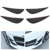 4pcs Front Bumper   Knife Spoiler Modification   Diffuser PVC Paste Type