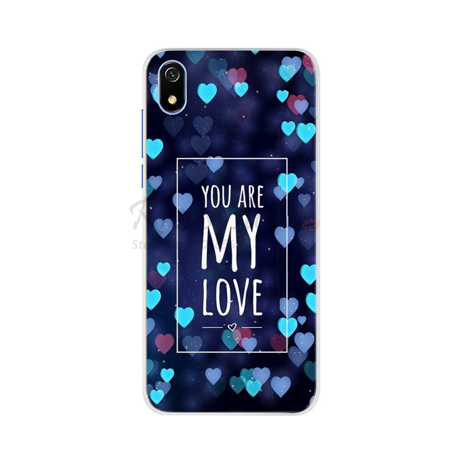 For Xiaomi Redmi 7A Case Silicone soft TPU Phone cases for Xiaomi Redmi 7A Case 5.45'' Back Cover On Redmi 7 A Redmi7A A7 Fundas