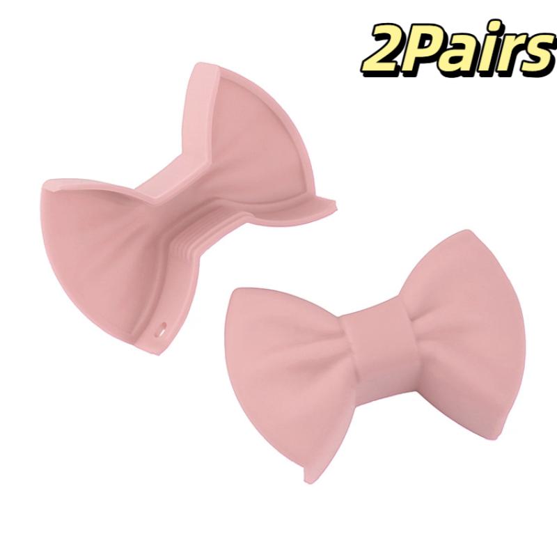 Kjøkkenklemme Anti skålding Sklisikkert håndtaksdeksel Kreativ matlaging Ovnhanske Gryteklips Kjøkken Gadgets Bueform Design Sløyfe