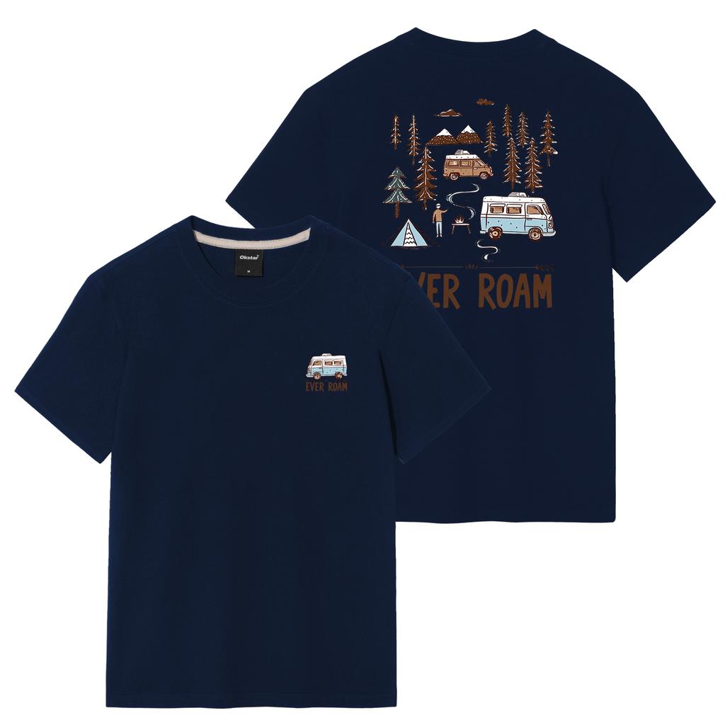 OKSTAR Camping Road Short Sleeve Tee (D Type)