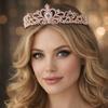 New Silver Color Bridal Tiara Rhinestone Sparkling Wedding Hair Accessories Hair Crown Bridal