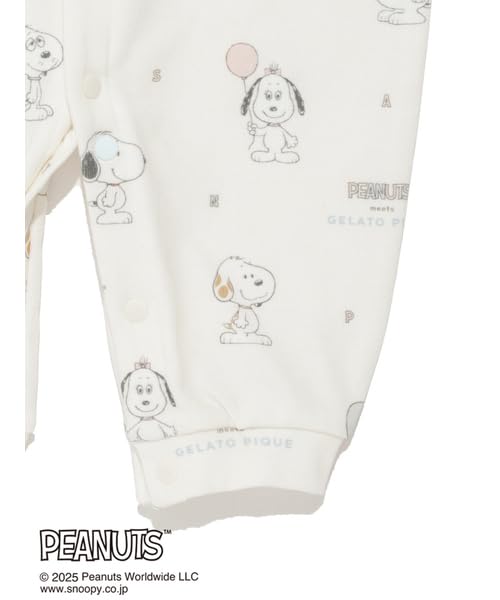 [PEANUTS WELPEN] [BABY] Neugeborene Ganzkörperdruck 2-Wege Ganzkörper Sweatshirt PBCO259197CRM50