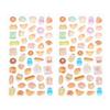2Sheet/Pack Assorted Colorful Cute Animal Pattern Sticker 3D Embossed Stickers DIY Decorative Material for Phone Laptop Case ZYF