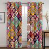 3D Bohemian Style Mandala Curtains 2 Panel Luxury Living Room Bedroom Den Kitchen Home Decor Curtains