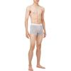 Calvin Klein Letter Print Moisture-Wicking Mid-Rise Boxer Briefs Men Underwear Light-Gray NB3996-OQ9
