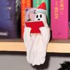 1 Set Halloween Ghost Statue Reading Book Christmas Hat Cartoon