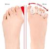 1 Paar Zehenspreizer mit Löchern korrigieren Fuß- und Hallux-valgus-Schmerzen, Plantarfasziitis und verbessern die funktionelle Beweglichkeit.